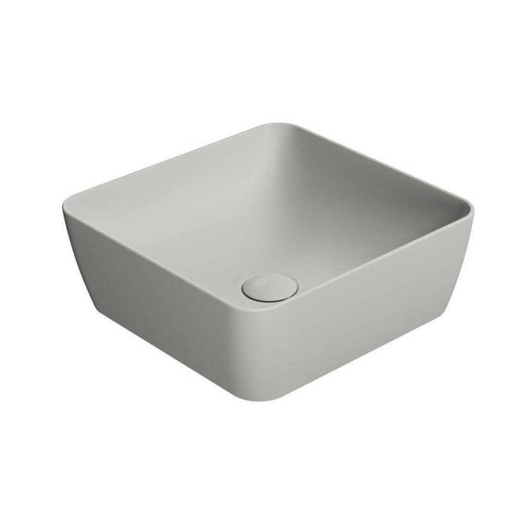 Раковина GSI Nubes 903817 38 см, серая матовая