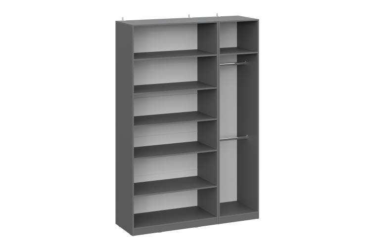 Шкаф открытый Арника Эккервуд 00-00323064 Темно-серый