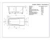 Акриловая ванна Aquatek Либра LIB150-0000053 белая, 150x70x62 фото 5