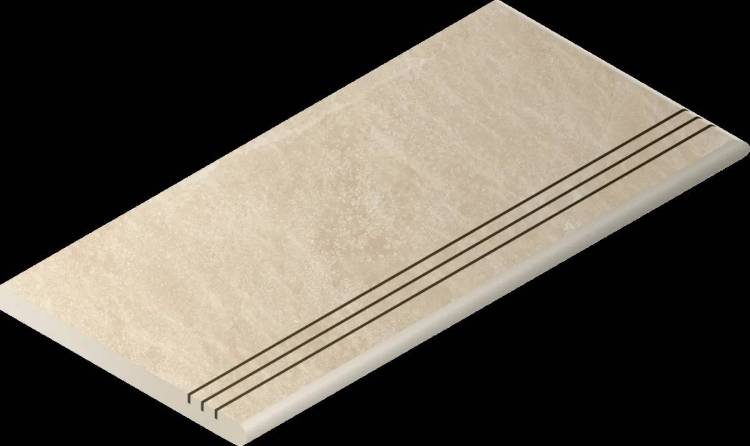 Ступень Italon Материя X2 620040000204 Магнезио закругленная грип правая 30x120