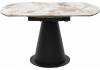 Стол Woodville Teramo 582146 gloss grand jade solid ceramic/черный 135(135)x90x76 фото 4