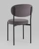 Набор из 4 стульев Stool Group Бриф SN AV 477-C89-9005-K X4 темно-серый, велюр фото 6