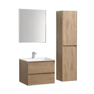 Мебель для ванной Vincea Luka 60 2 ящика, натуральный дуб