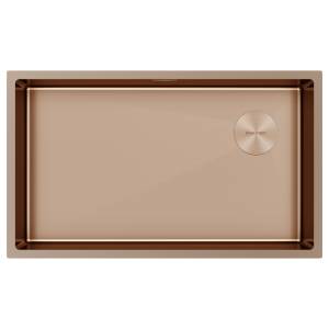 Мойка кухонная Paulmark Next-Skew 74 Uni PM887444-BC брашированное золото