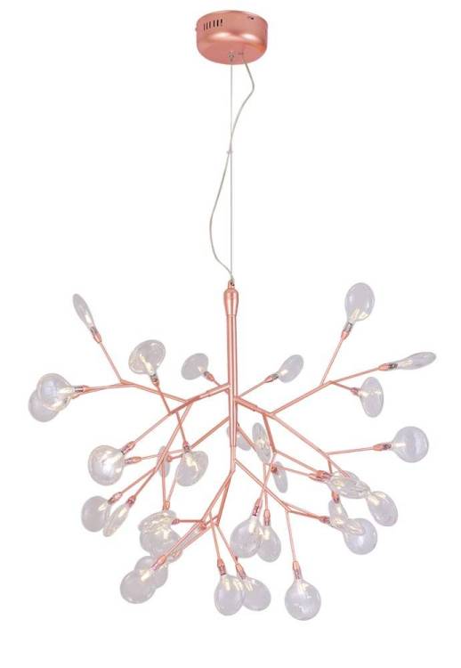 Подвесной светильник Crystal Lux Evita SP36 COPPER/TRANSPARENT