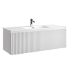 Тумба с раковиной Sancos Snob R 1.0 Bianco, 120x42.6