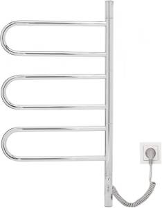 Полотенцесушитель электрический Vincea VTD-1R2CE 44x80 хром