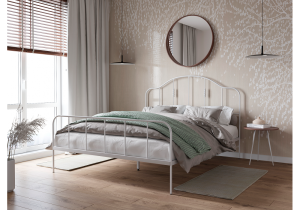 Кровать Woodville Милена 539201 белый 140x200