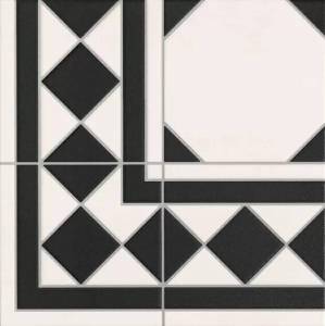 Декор Realonda Ceramica Oxford RLD000029 Negro Esquina 33x33