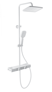 Душевая стойка Wonzon & Woghand WW-B3552-MW с термостатом, белый