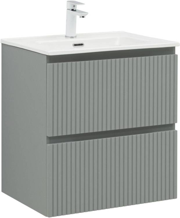 Тумба под раковину Aquanet Джейн (Flat) 335432 мисти грин, 60
