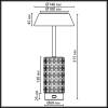 Настольная лампа светодиодная аккумуляторная Odeon Light Exclusive Lulu 5453/8TLA фото 2