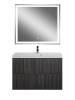 Тумба с раковиной Art&Max Verona-Push AM-Verona-Push-900-2C-SO-KD подвесная, kadena dark фото 4