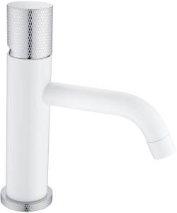Смеситель для раковины Boheme Stick 121-WCR.2 White Touch Chrome