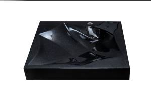 Раковина Stella Polar Элиза SP-00001371 черный металлик, 60x50