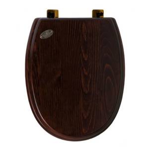 Крышка-сиденье Simas Arcade AR009noce/br дерево/бронза микролифт