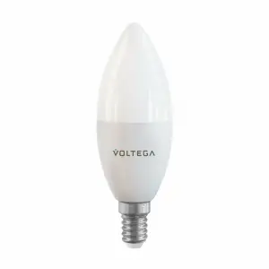 Лампа светодиодная диммируемая Voltega E14 5W 2700K матовая VG-C37E14cct-WIFI-5W 2427