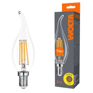 Светодиодная лампа Wolta Filament WF-CT35-7W3KE14