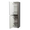 Шкаф-пенал Cezares RELAX-1500-2A-SO-GM Оружейная сталь, 40x30x150 фото 3