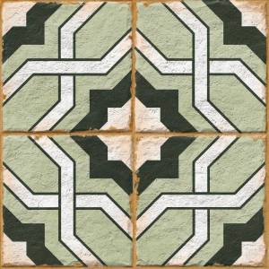 Керамогранит Ennface Pattern ENPTR6010MT2020 Morocco Green 20x20