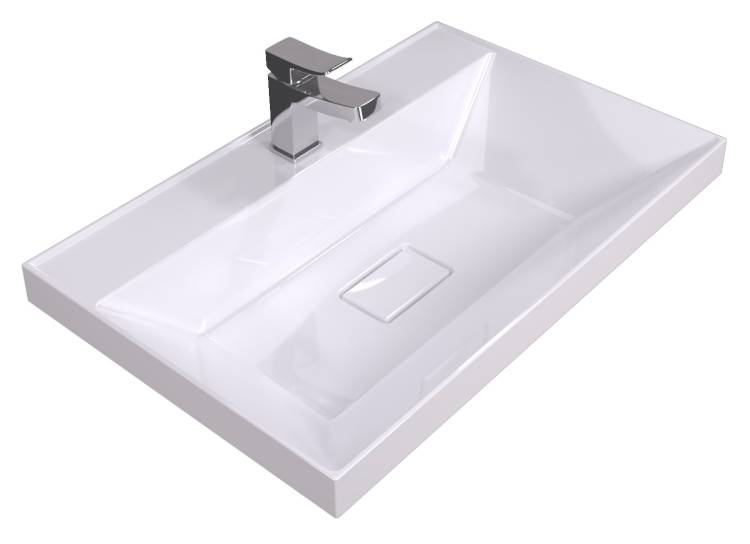 Раковина Stella Polar Бриз SP-00001479 белая, 70x45