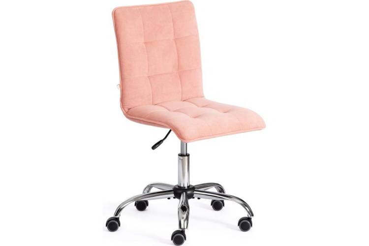 Стул компьютерный Tetchair Zero 13954 флок розовый 137