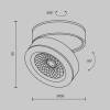 Потолочный светильник Technical Magic C022CL-12W4K-W-1 фото 2