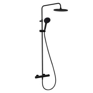 Душевая стойка Splendy Relax R RR208XTR26R3BM черный матовый
