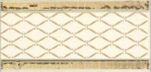 Бордюр Ape Ceramica Noblesse S001229 Cenefa Delis Marfil Gold 20x10