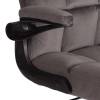 Кресло компьютерное Tetchair Lugano 21800 темно-серый, велюр фото 8