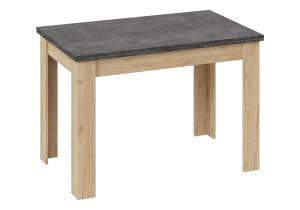Стол Woodville Промо 474405 дуб крафт золотой, ателье темное, тип 4 110x(209.8)67x75