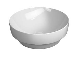 Раковина GSI Pura 884611 белый глянцевый, 40x40