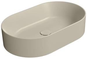 Раковина GSI Kube X 945808 бежевый матовый, 60x37