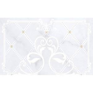 Декор Шахтинская плитка Милана 10300000190 Светло-Серый 01 25x40