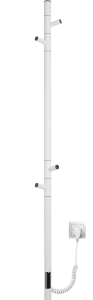 Полотенцесушитель электрический Vincea VTD-1DWE 15х140, белый, с таймером