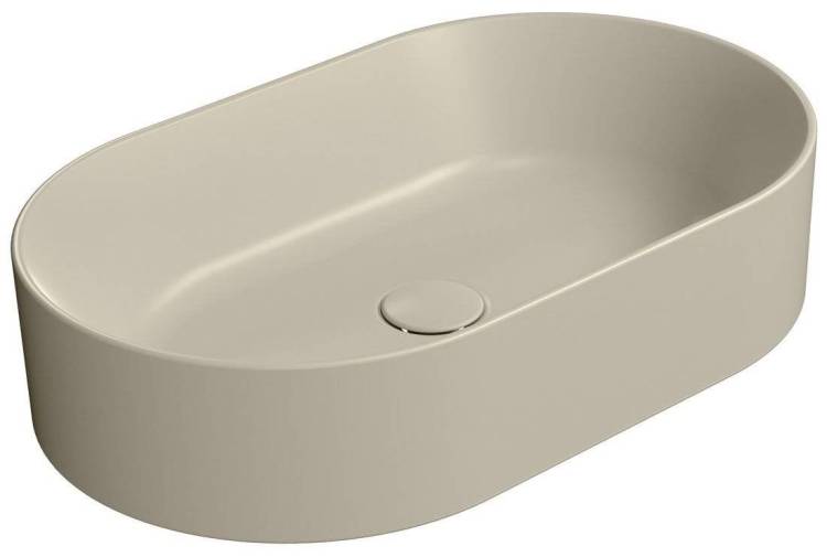 Раковина GSI Kube X 945808 бежевый матовый, 60x37