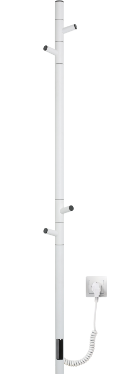 Полотенцесушитель электрический Vincea VTD-1DWE 15х140, белый, с таймером