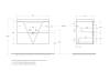 Тумба под раковину BelBagno VITTORIA-800-2C-SO-BL Bianco Lucido, 80x57x45 фото 2