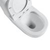 Унитаз компакт Black&White W-7789 7789W Безободковый Белый фото 3