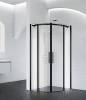 Душевой уголок BelBagno Acqua R-2-100-C-NERO