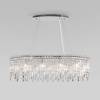 Подвесной светильник Eurosvet Blitz 60159/10 хром/ прозрачный хрусталь Strotskis Smart