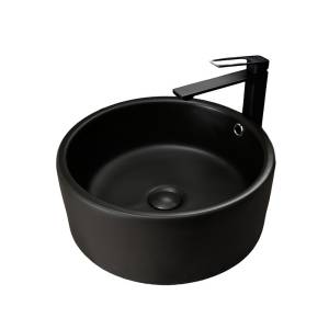 Раковина Gid Esfera 53382 N9130bg 42 см, черная