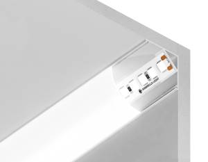 Алюминиевый профиль угловой круглый Ambrella light Illumination GP2100WH