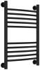 Полотенцесушитель водяной Сунержа Богема+ 31-0221-6040 выгнутый, Матовый чёрный, 60x40
