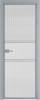 Межкомнатная дверь Profil Doors 2 AX цвет профиля Серебро, стекло безопасное 6 мм мору осветленное 600x2000