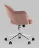Кресло компьютерное Stool Group Кларк CLARKSON PINK CHROME розовый фото 2