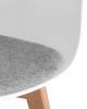Набор из 2 стульев Stool Group Libra Soft 8320F WHITE+LIGHT GREY X2 белое фото 5