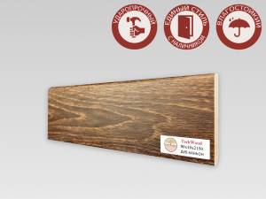 Плинтус МДФ TeckWood цветной Дуб Каньон 2150x80x10