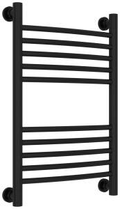 Полотенцесушитель водяной Сунержа Богема+ 31-0221-6040 выгнутый, Матовый чёрный, 60x40