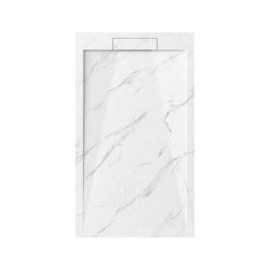 Поддон для душа Esbano Luxe ESP-LM128CB мрамор белый, 80x120
